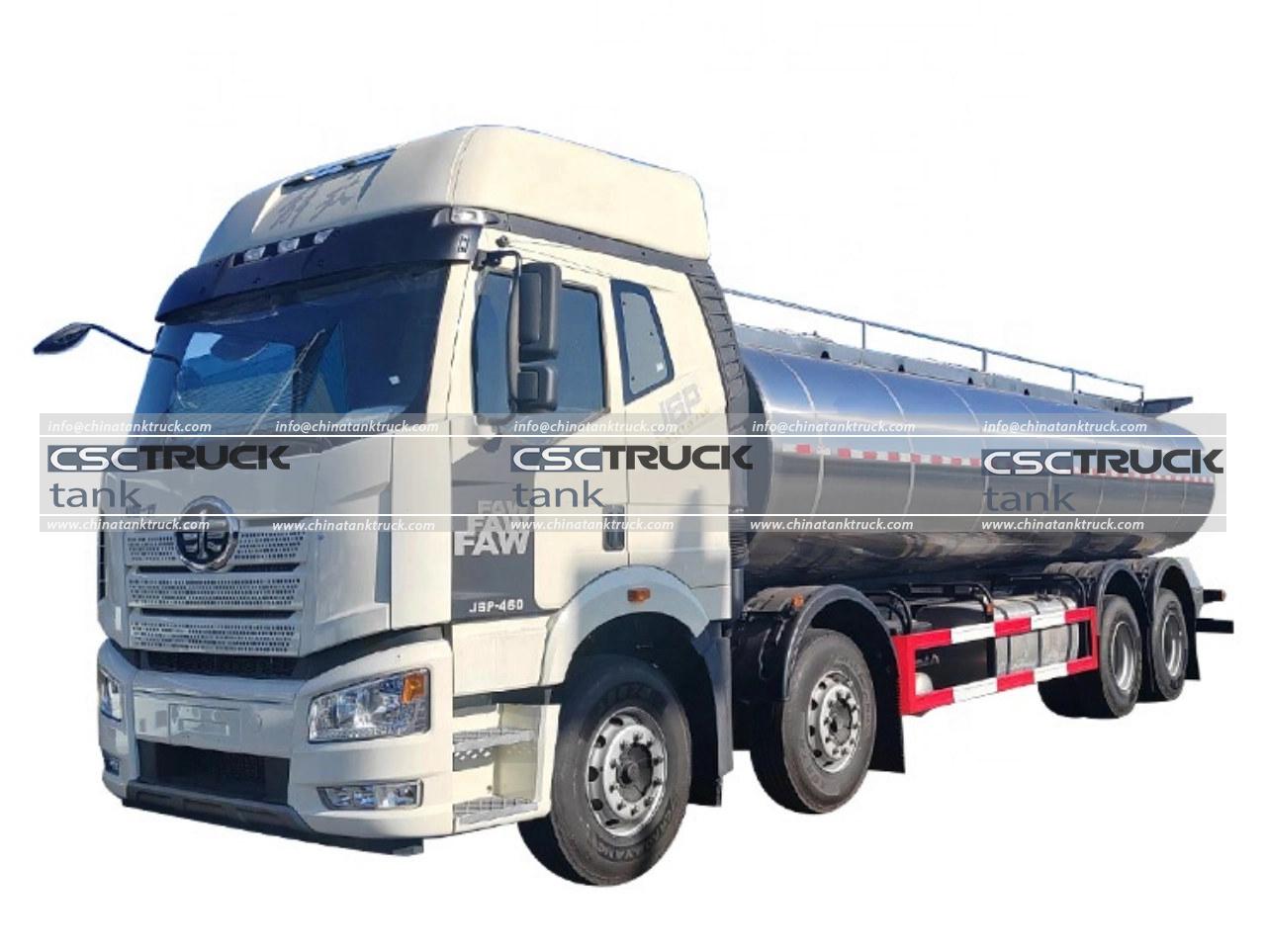 12 Wheelers 25000 Liters Milk Tank Truck