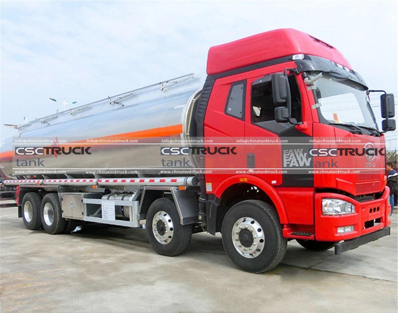 12 Wheelers 28000 Liters Fuel Tank Truck