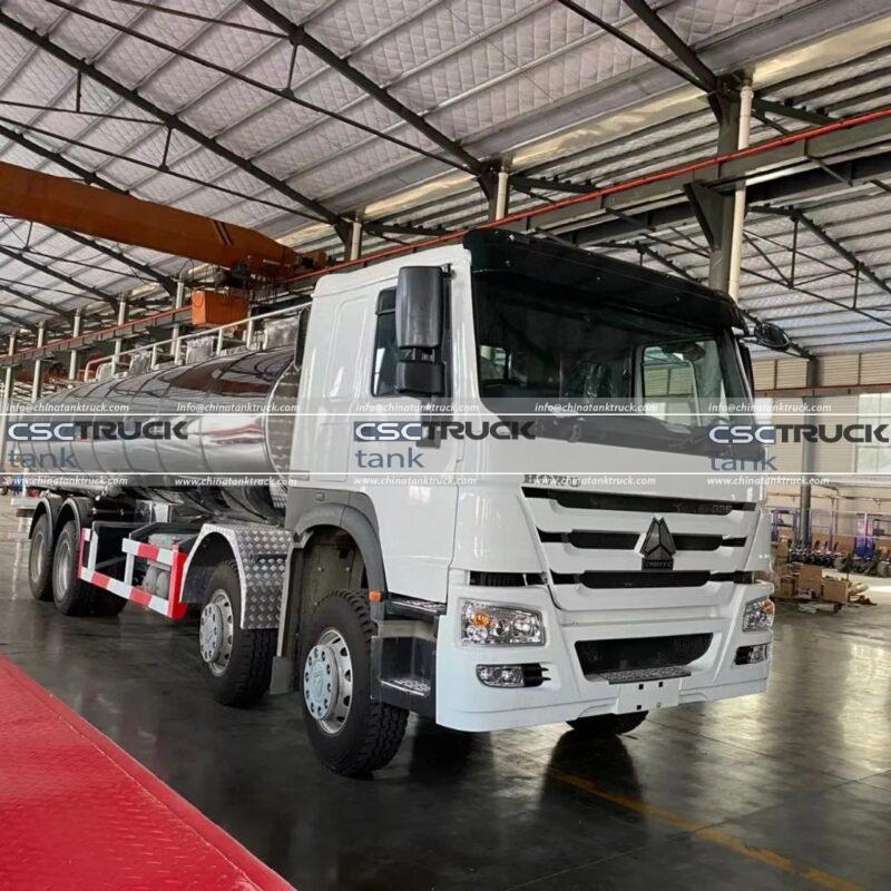 12 Wheelers 30 CBM Milk Tank Truck