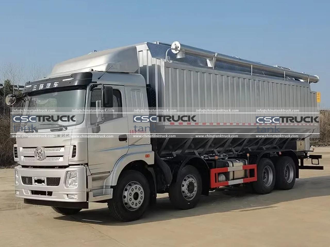 12 Wheelers 38 CBM Bulk Feed Tanker Truck