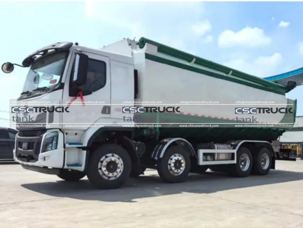 12 Wheelers 40 CBM Dry Bulk Tank Truck