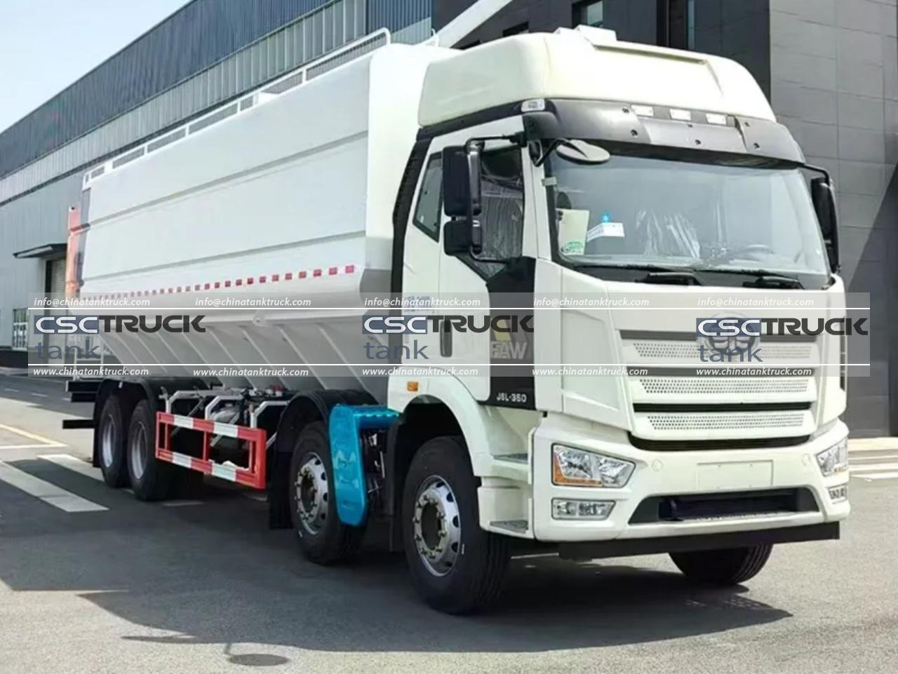 12 Wheelers 40 CBM Dry Bulk Tanker Truck