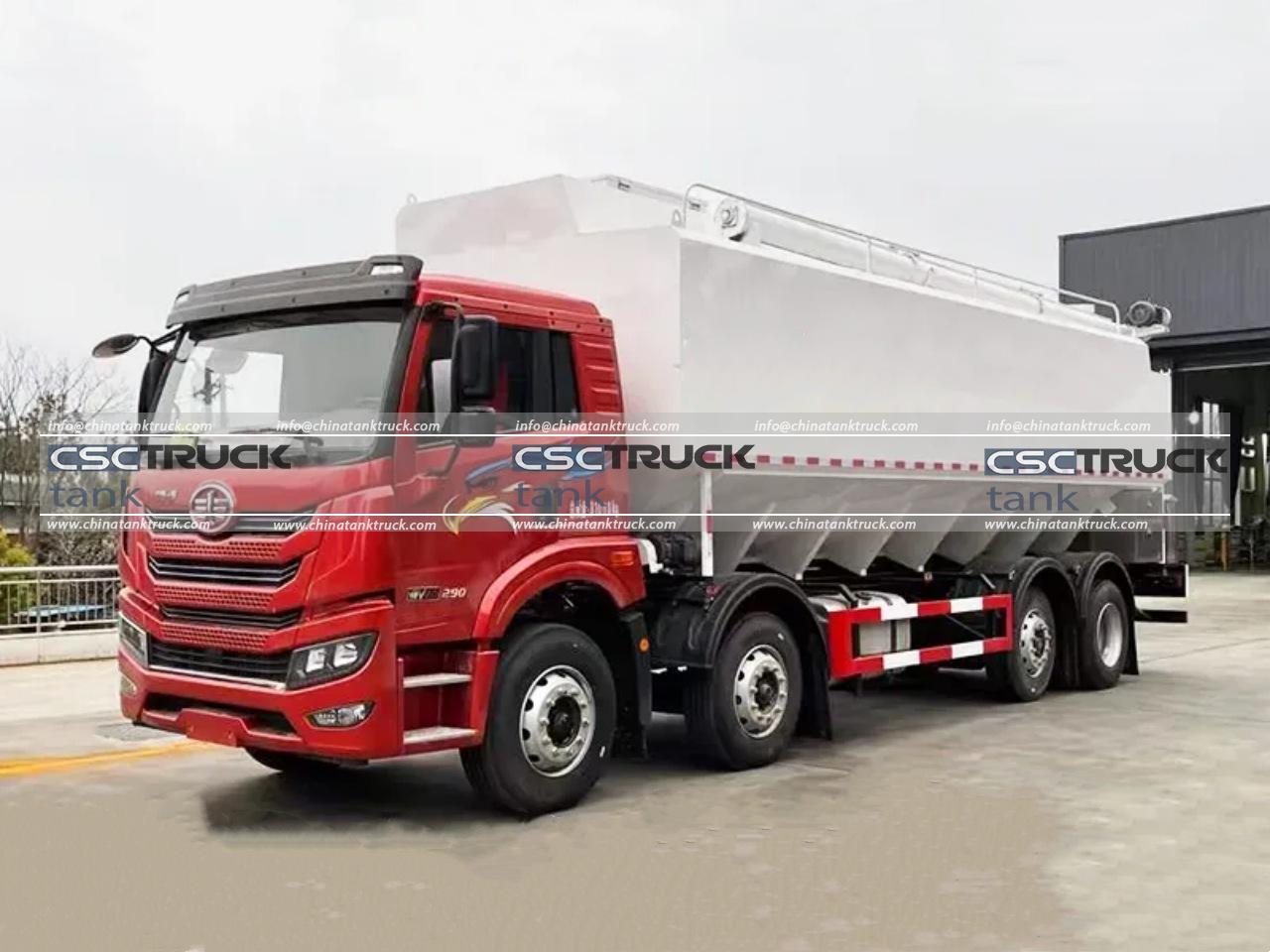 12 Wheelers 44 CBM Bulk Feed Tank Truck
