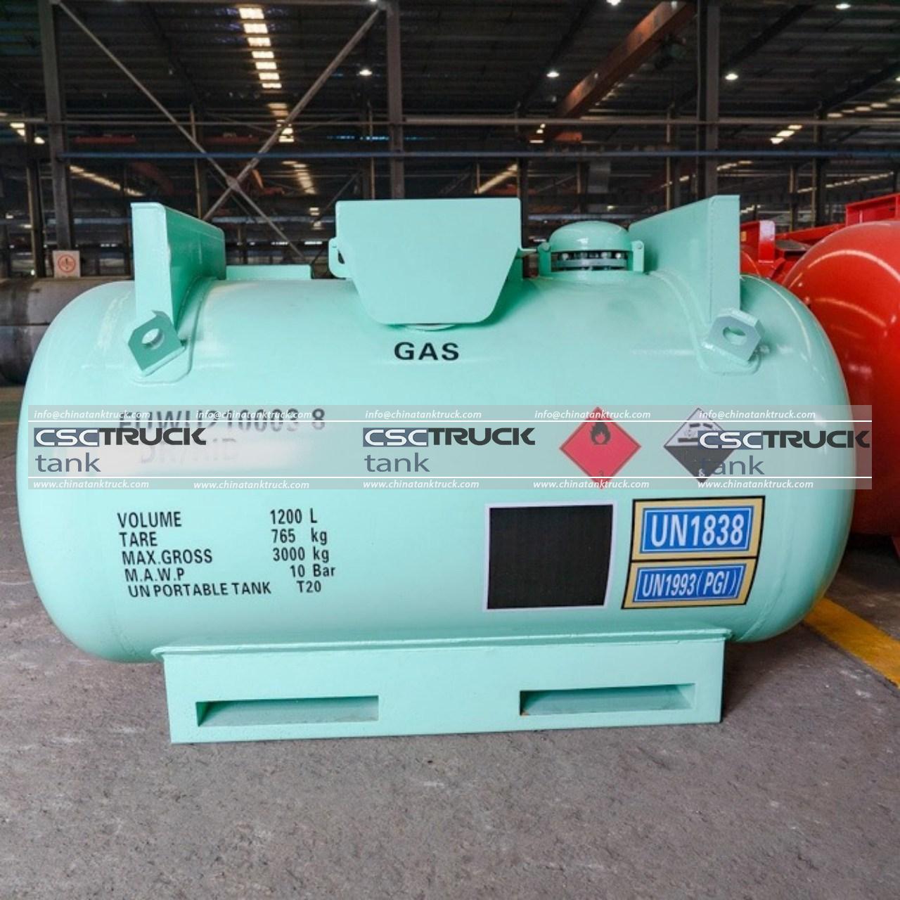 1200 Liters T20 UN Portable Tank (2) 1200 Liters T20 UN Portable Tank (2)