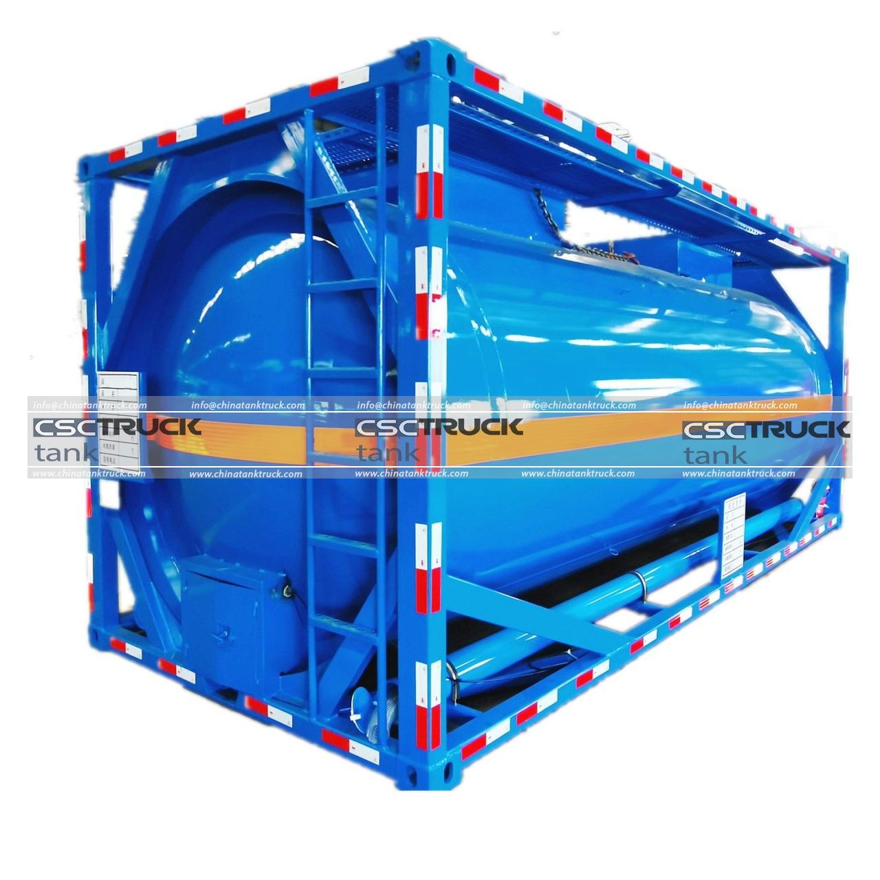 Iso Container Lid 19 CBM 20FT ISO Tank Container - China Tank Truck