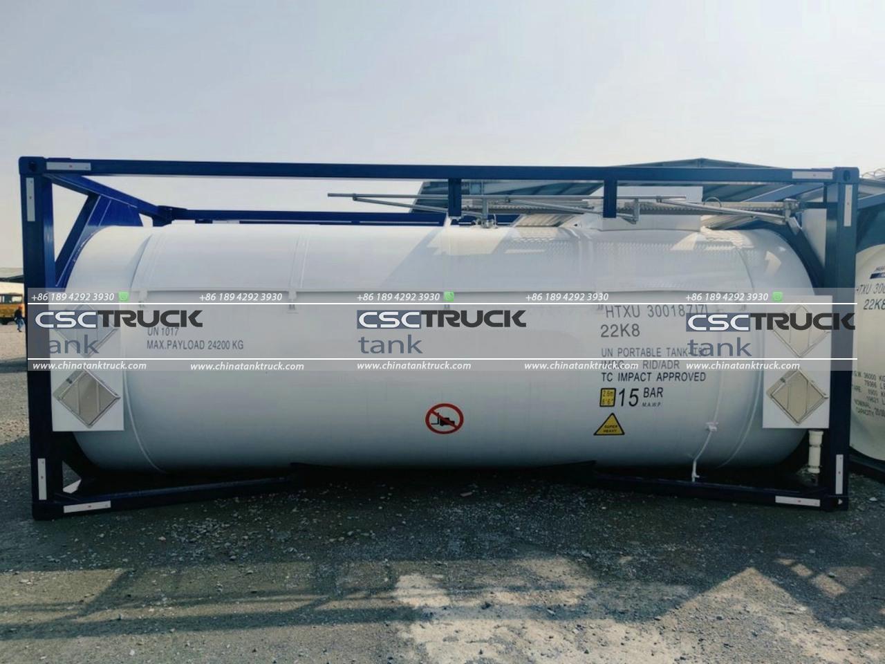 20FT ISO Tank Container for Liquid Chlorine