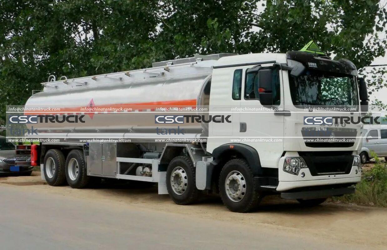 25000 Liters Oil Tanker Transport Truck