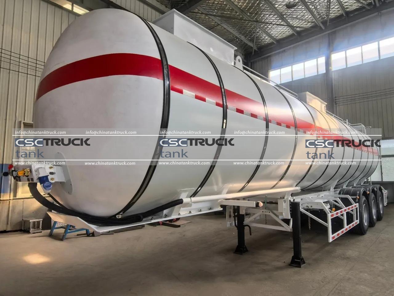 30000L Tri Axles Heat Bitumen Tanker Semi-Trailer