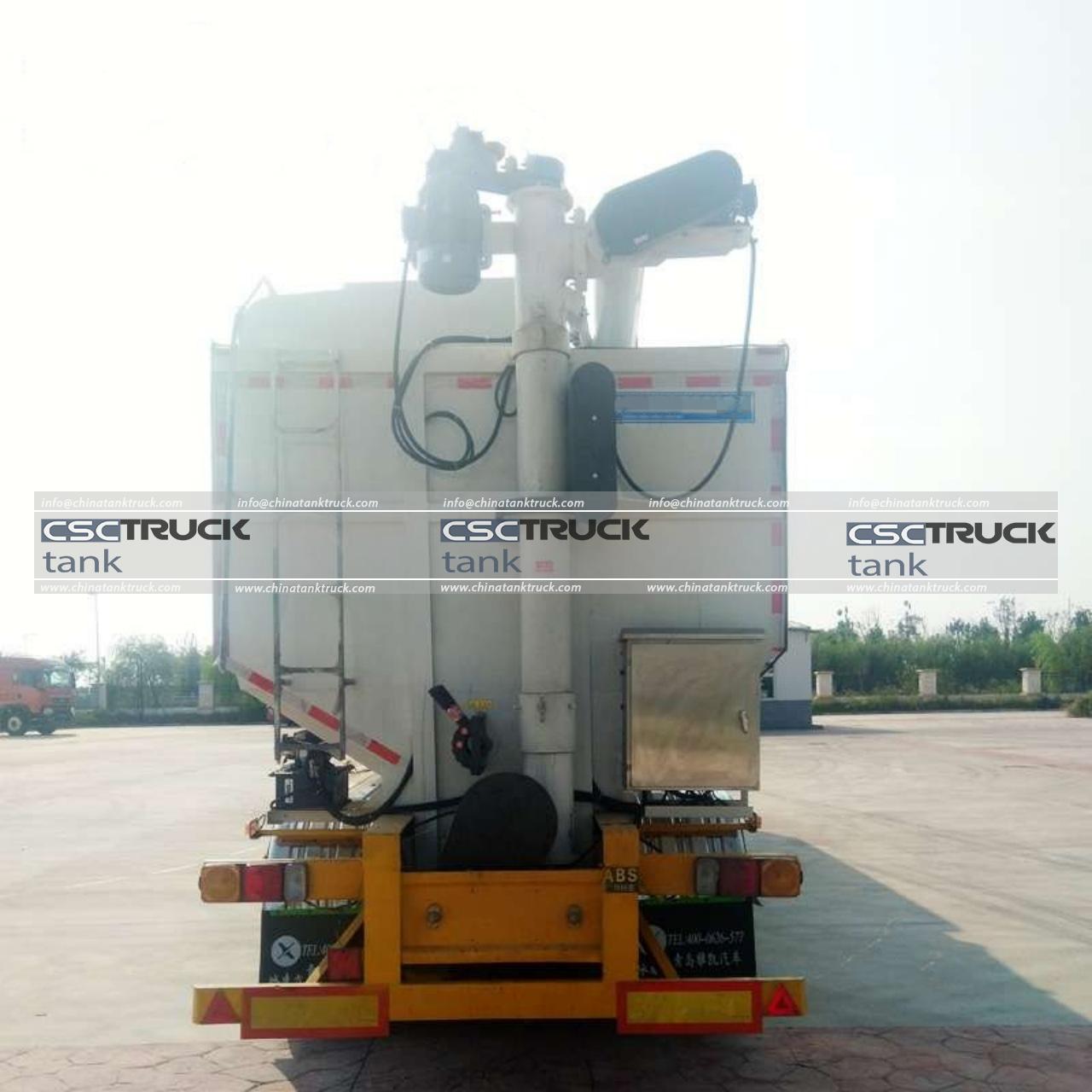40 Ton 60 CBM Semi-Trailer Pneumatic Tank Truck (4)