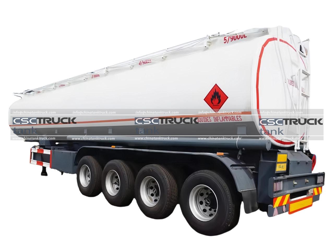 45000 Liters Fuel Tanker Semi Trailer