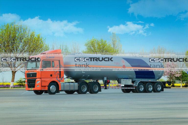 50 CBM 25 Tons LPG Propane Semi Trailer