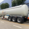 54 CBM 27 Ton LPG Propane Semi Trailer Tank Right