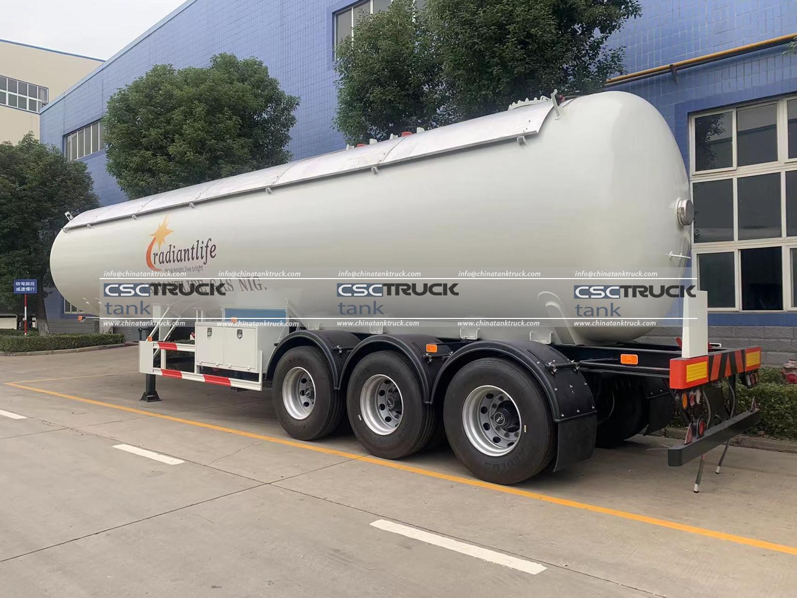54 CBM 27 Ton LPG Propane Semi Trailer Tank Right 54 CBM 27 Ton LPG Propane Semi Trailer Tank Right