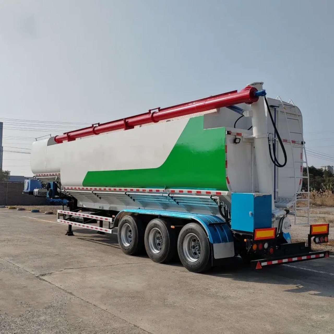 58 CBM Pneumatic Tanker Truck Semi Trailer (2)