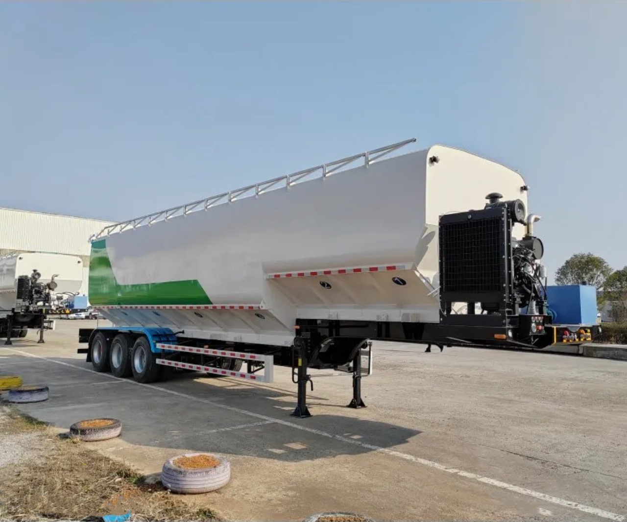 58 CBM Pneumatic Tanker Truck Semi Trailer (3)
