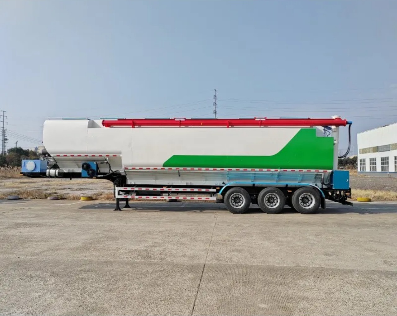 58 CBM Pneumatic Tanker Truck Semi Trailer (5)