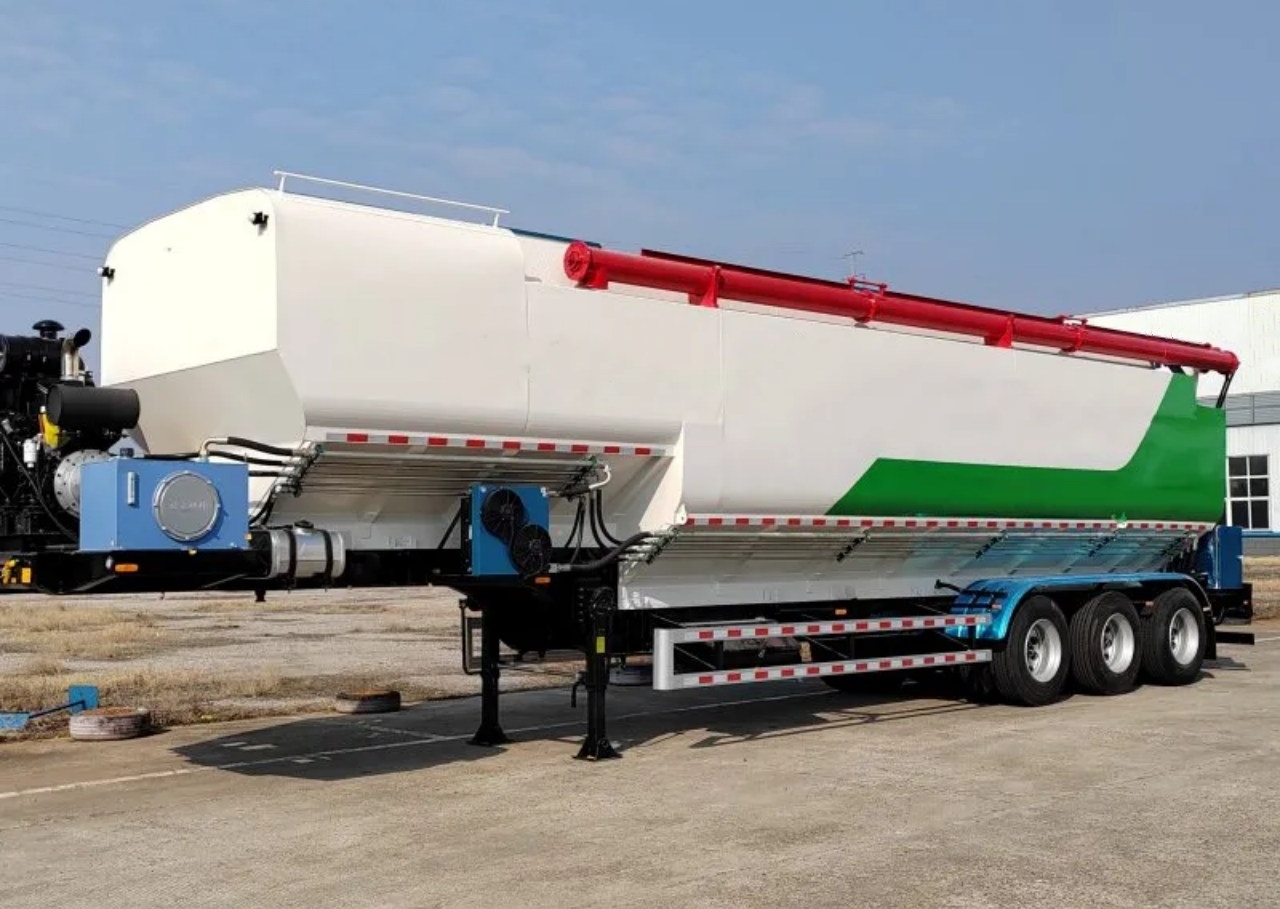58 CBM Pneumatic Tanker Truck Semi Trailer