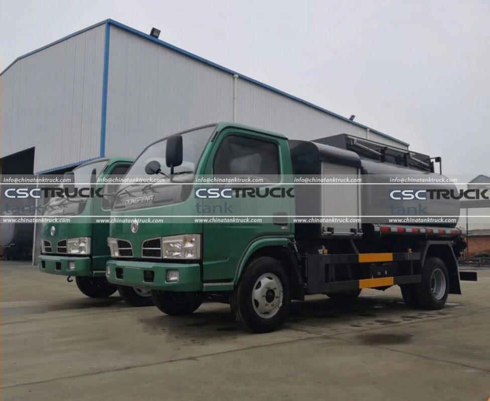5CBM Crude Oil Tank Truck