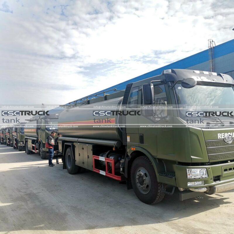 6 Wheelers 14 CBM Fuel Transport Truck