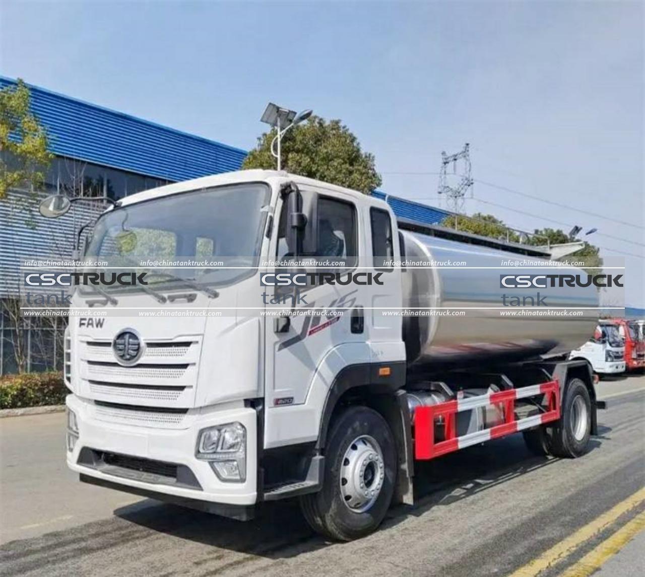 6 Wheelers 5000 Liters Milk Transport Truck