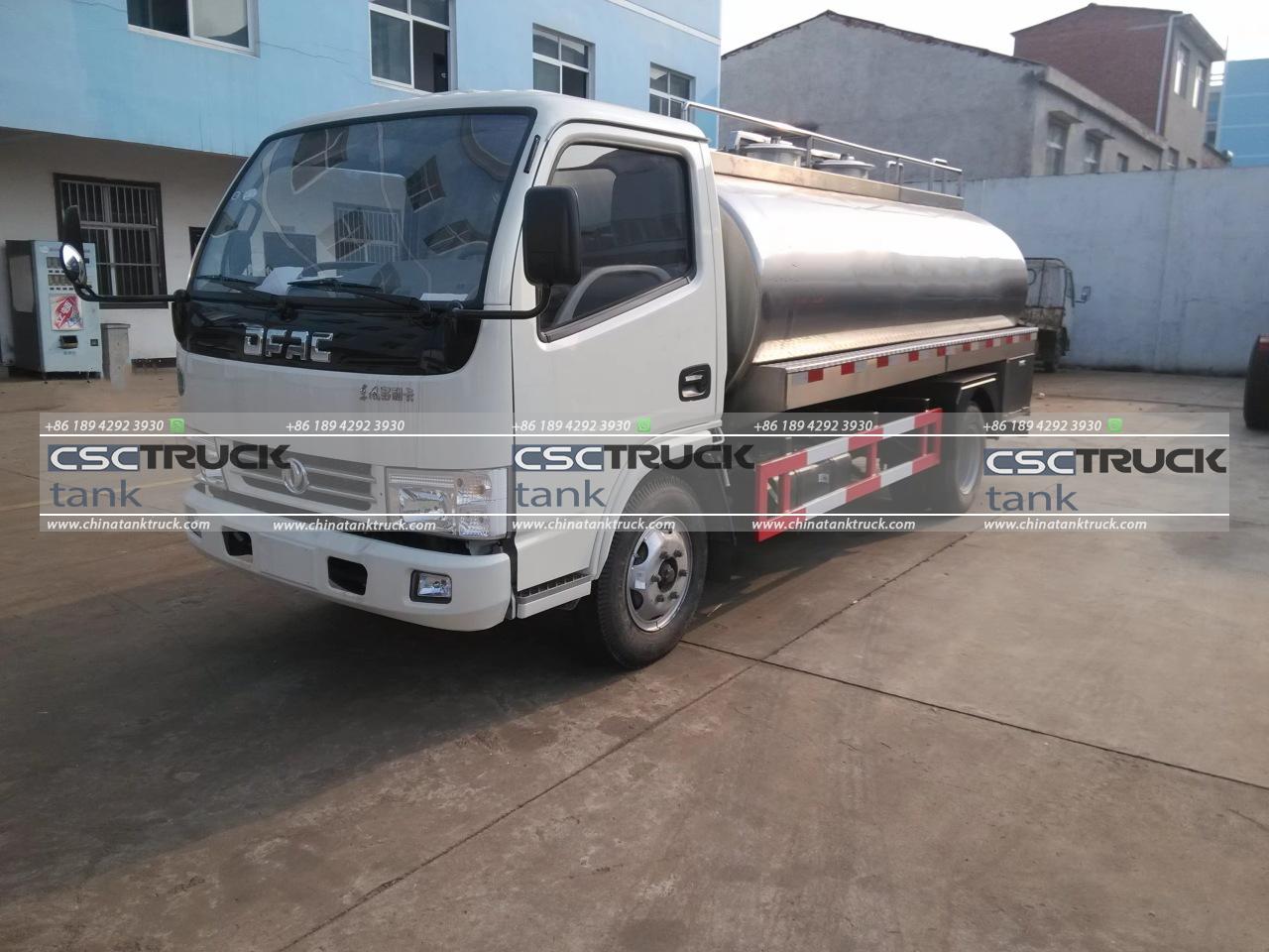 6 Wheelers 6 CBM Milk Tanker Truck (2)
