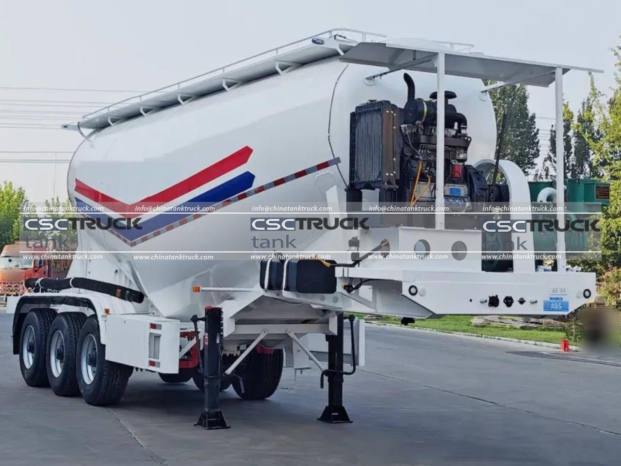 60 CBM Flour Bulk Semi Trailer