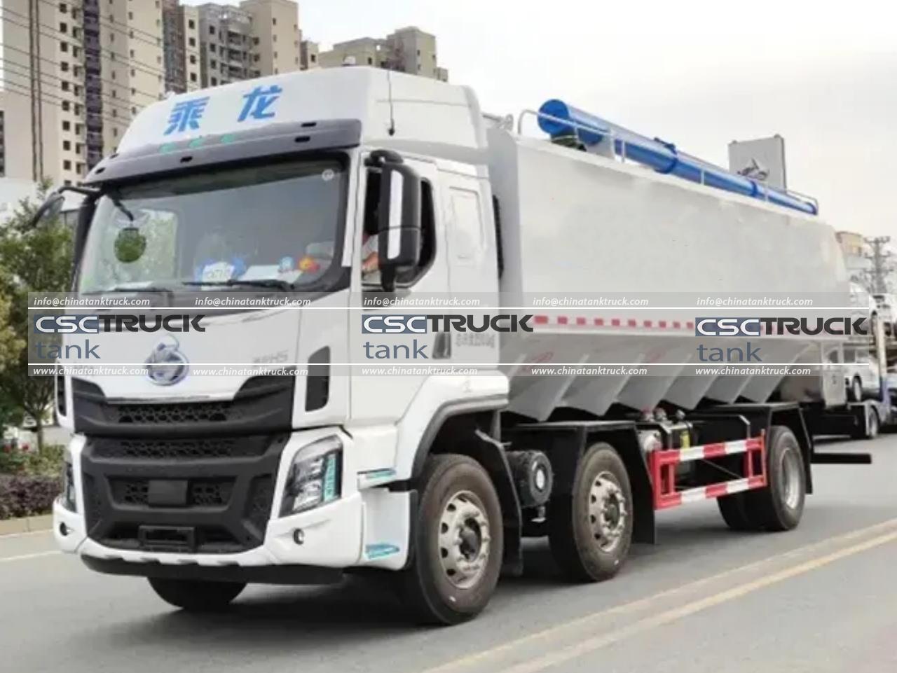 8 Wheelers 32 CBM Pneumatic Bulk Tanker Truck