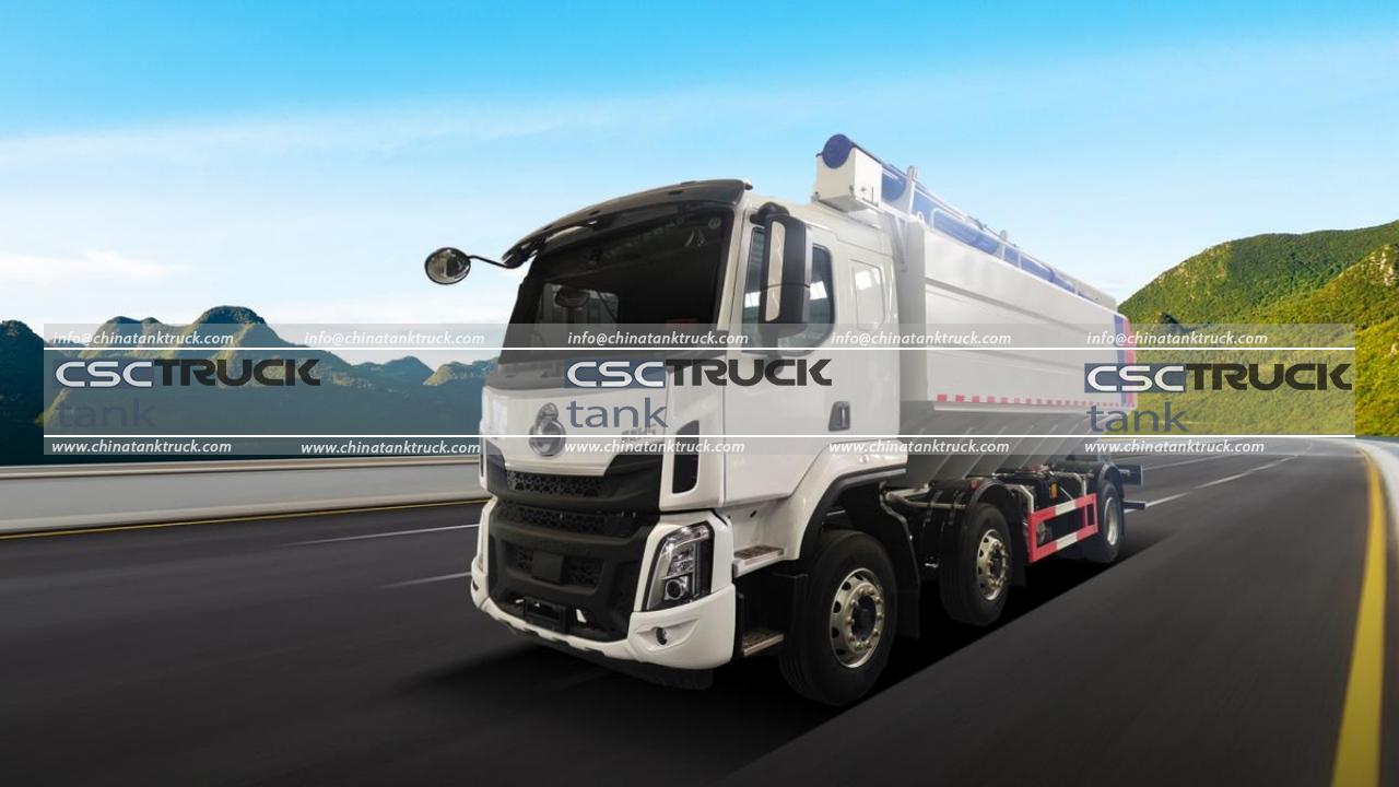 Camion cisternă pneumatic Dongfeng Chenglong H5 6x2 — Un instrument puternic pentru a vă demara operațiunile!