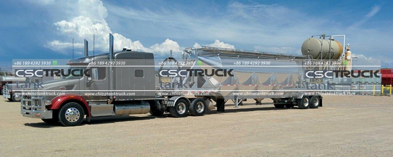 Dry bulk tank truck