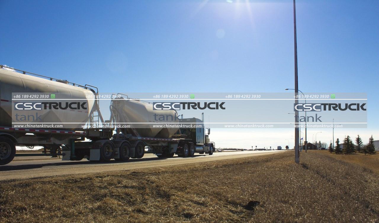 Dry bulk tank truck (2)