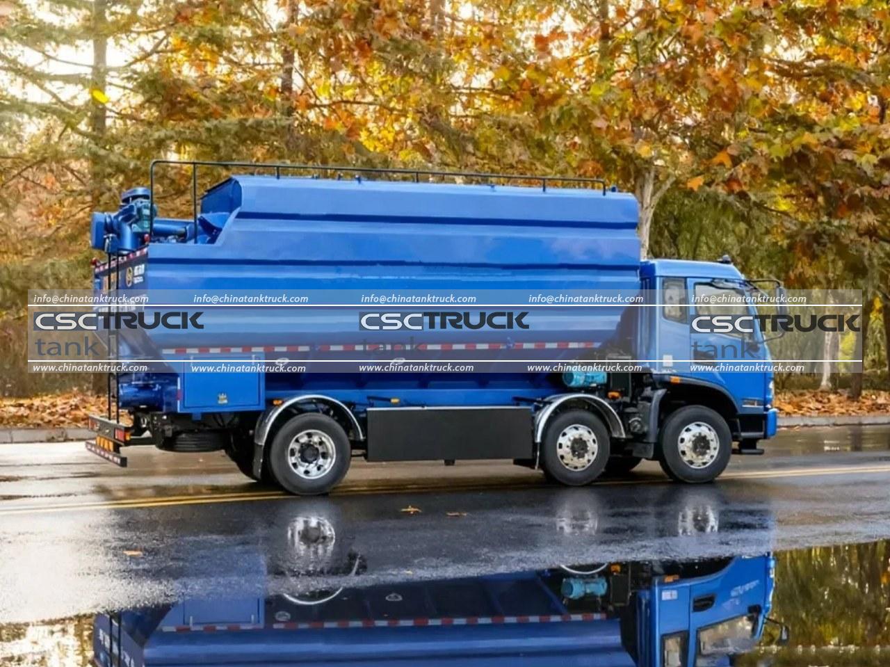 Electric 43 CBM Bulk Feed Tank Truck (4) Electric 43 CBM Bulk Feed Tank Truck (4)