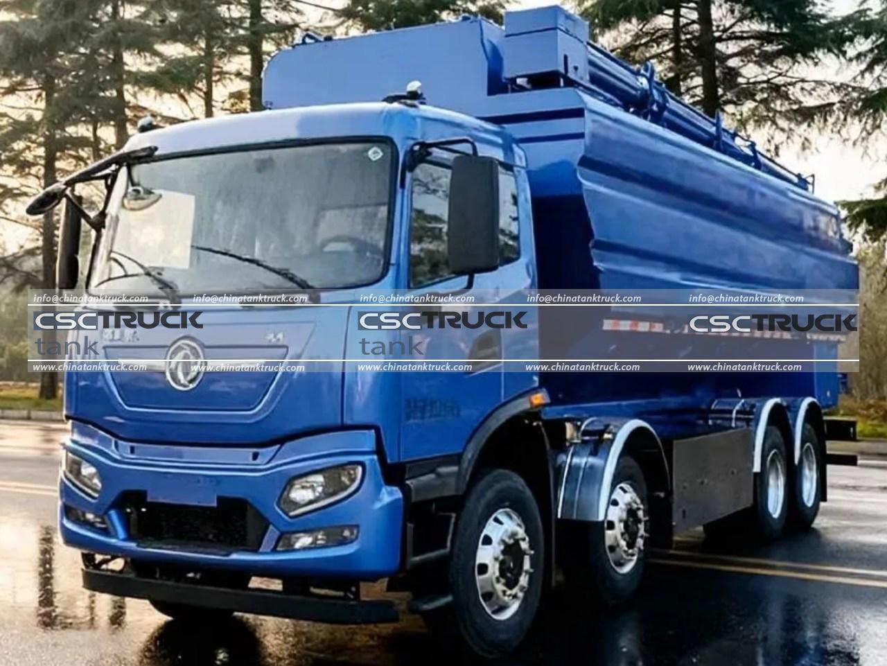 Electric 43 CBM Bulk Feed Tank Truck