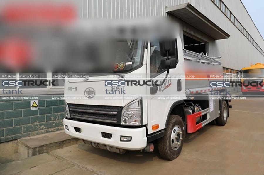FAW 4X2 EURO VI 5 CBM Fuel Tanker Truck, Efficient and Agile!