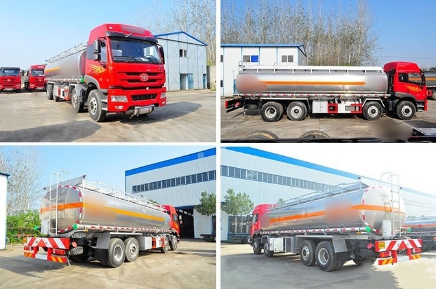 FAW 8x2 Fuel Tanker Truck – Exudes Dominance and Power! (10)