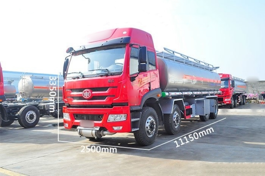 FAW 8x2 Fuel Tanker Truck – Exudes Dominance and Power! (2)