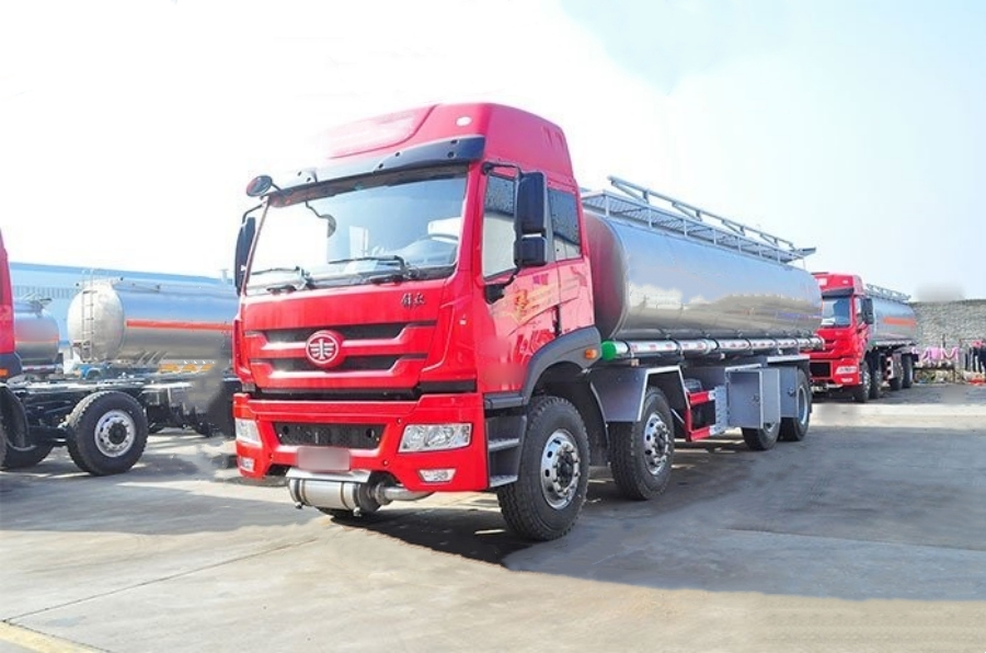 FAW 8x2 Fuel Tanker Truck – Exudes Dominance and Power!