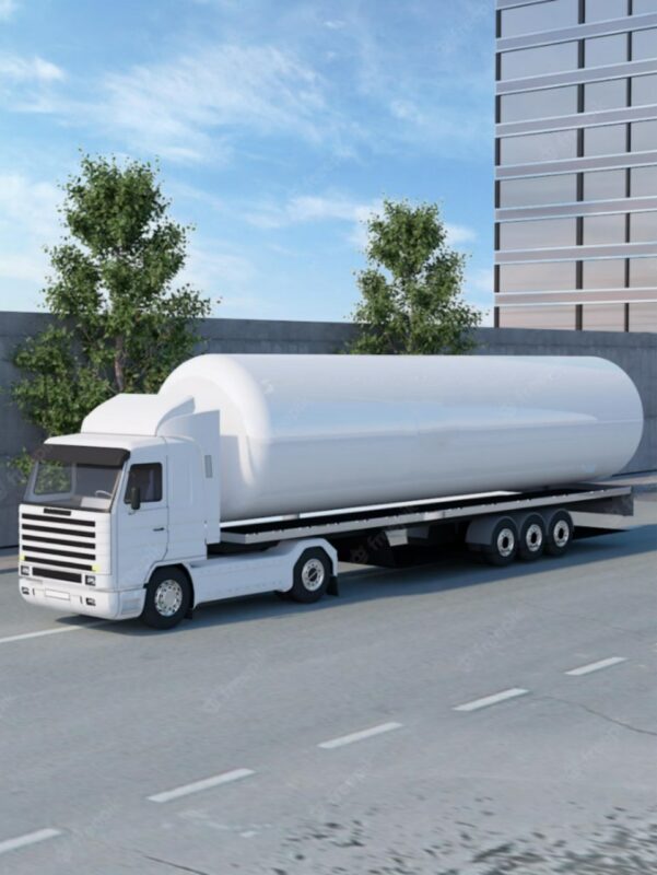 Gas tank truck