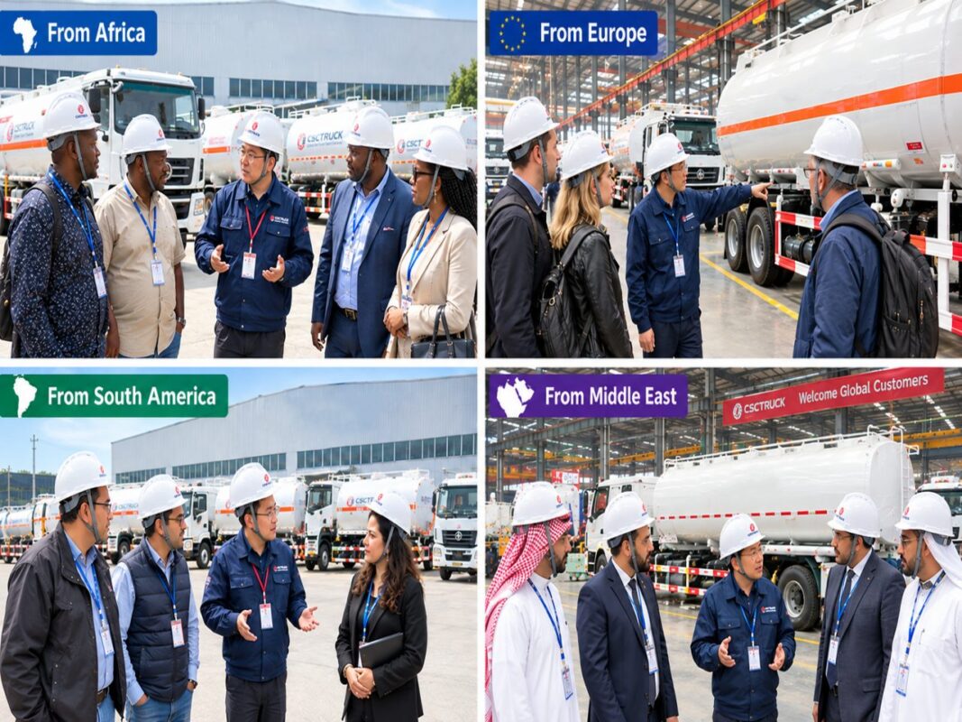 Global Customers' CSCTRUCK China Tank Truck Factory Tour