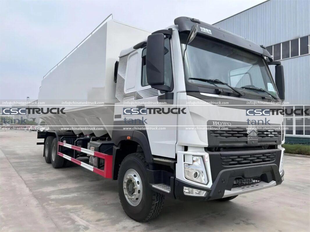 HOWO 10 Wheelers 30 CBM Dry Bulk Tank Truck (2)
