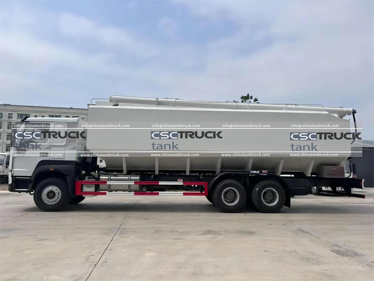 HOWO 10 Wheelers 30 CBM Dry Bulk Tank Truck (5)