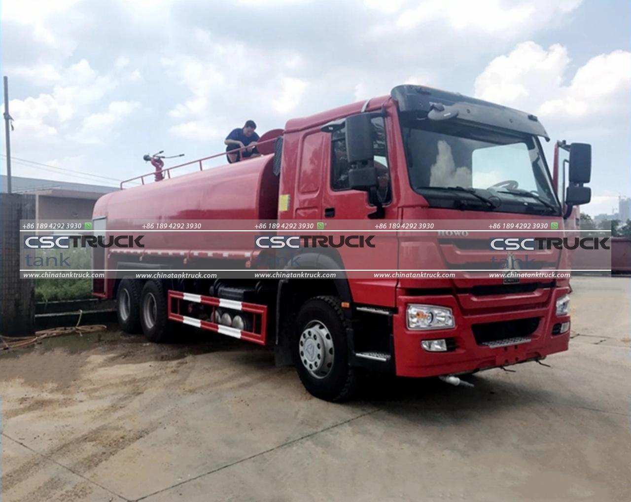 HOWO 10000 Liters Water Tank Truck (3) HOWO 10000 Liters Water Tank Truck (3)