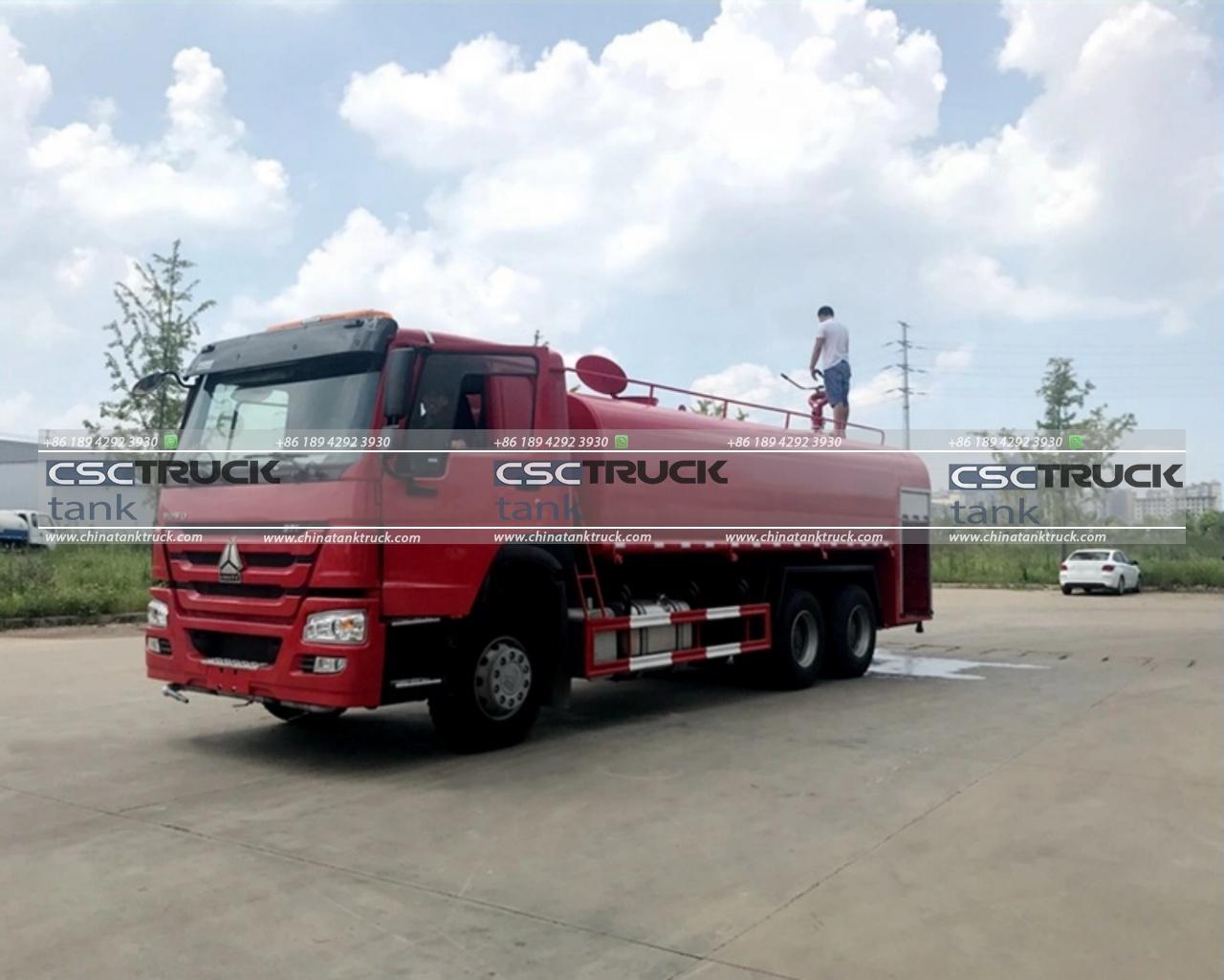 HOWO 10000 Liters Water Tank Truck (4) HOWO 10000 Liters Water Tank Truck (4)
