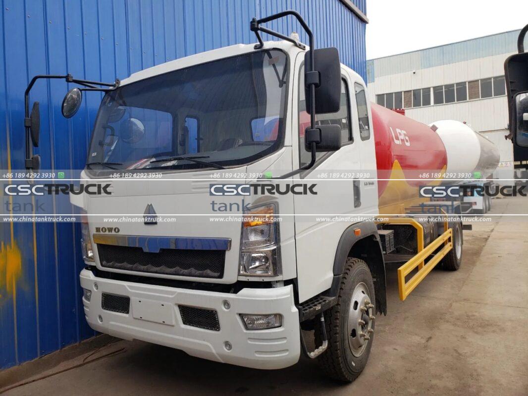 HOWO 15 CBM LPG Transport Truck