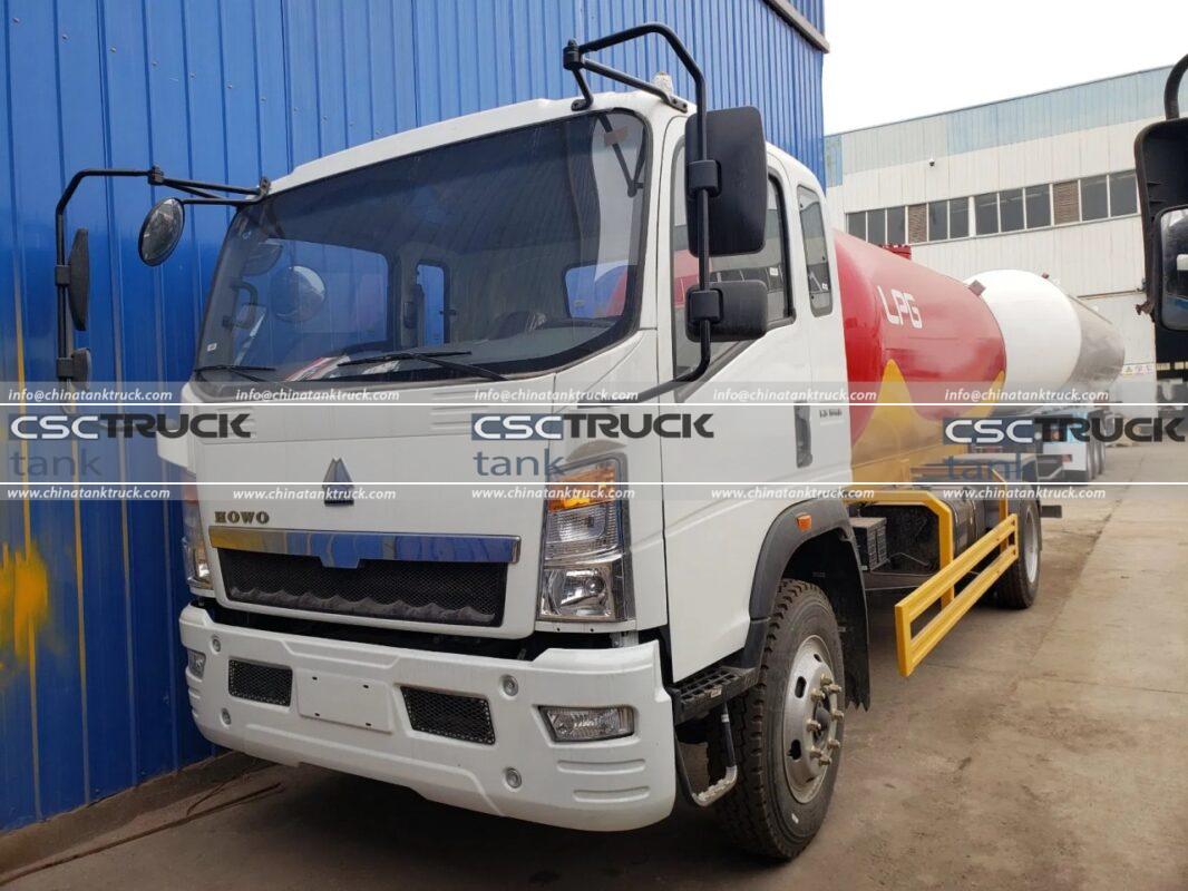 HOWO 15 CBM LPG Transport Truck