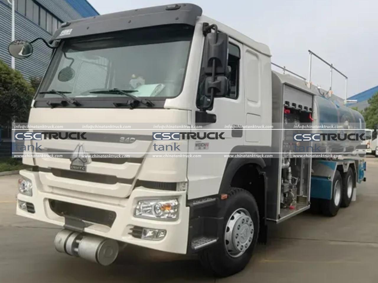 HOWO 18 CBM Aircraft Refueler Truck