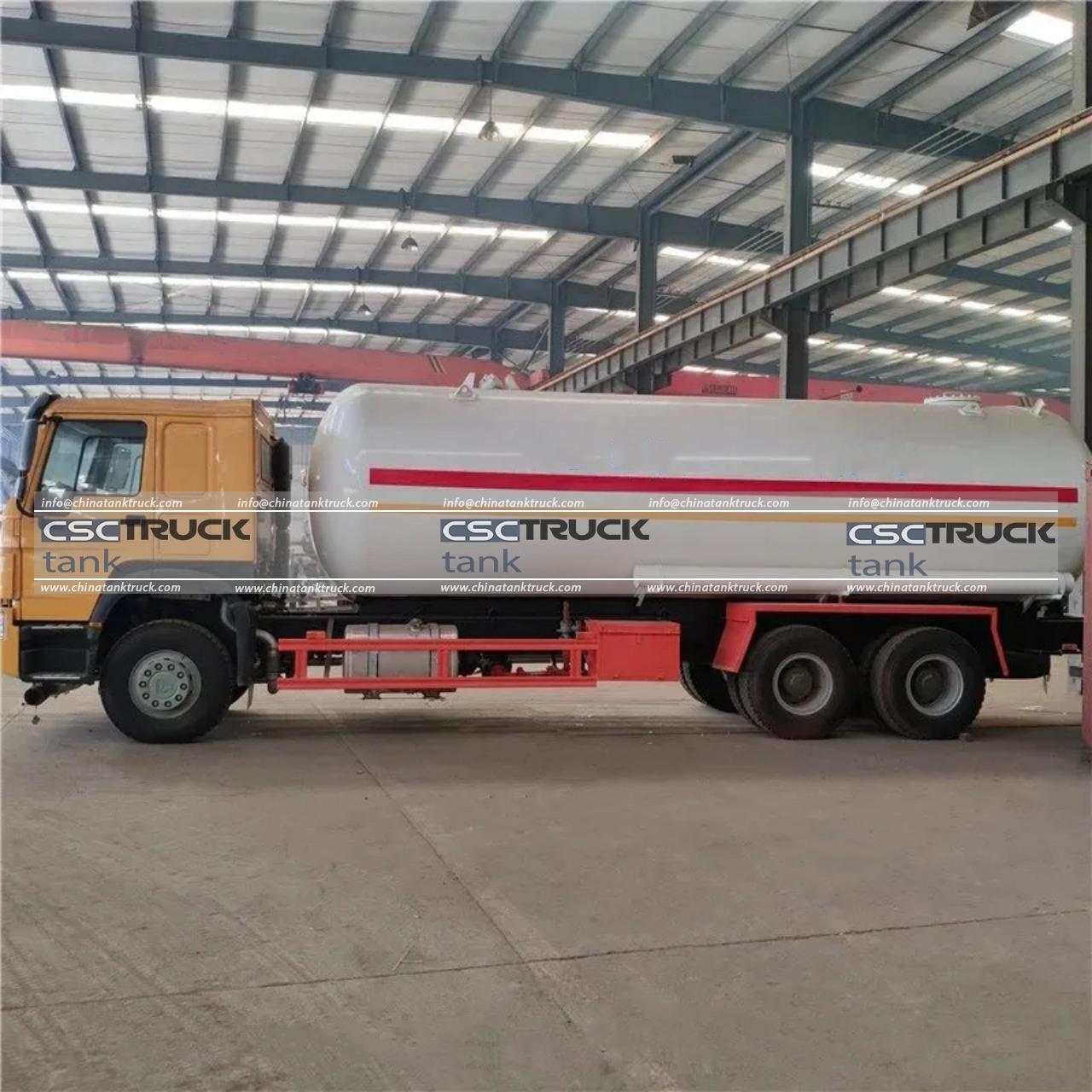HOWO 24 CBM Propane Tank Truck (4)