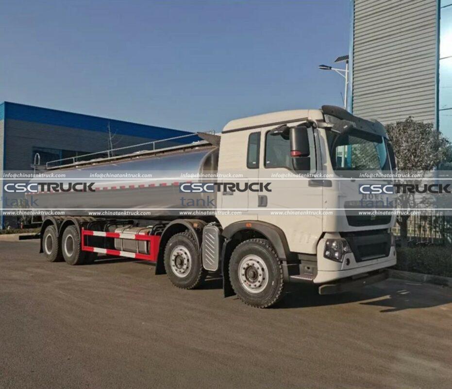 HOWO 25000 Liters Milk Tank Truck