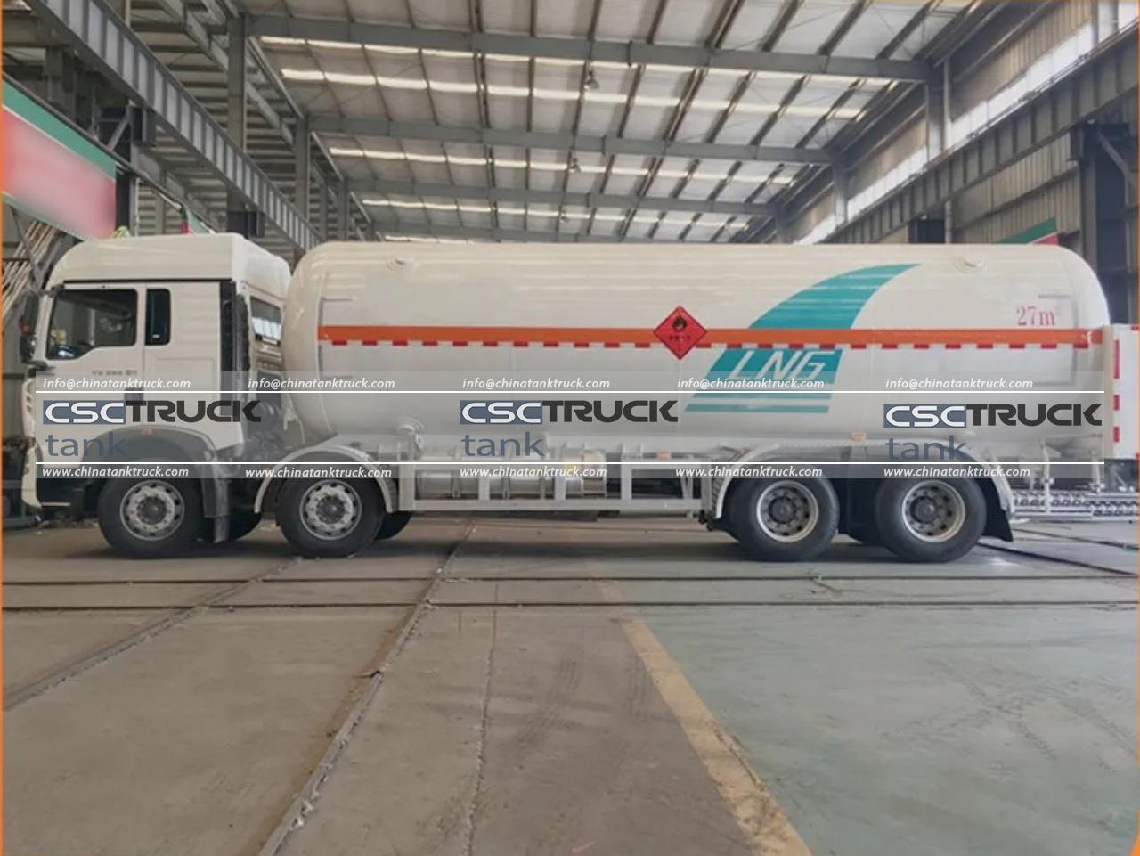 HOWO 27 CBM LNG Transport Truck (4) HOWO 27 CBM LNG Transport Truck (4)