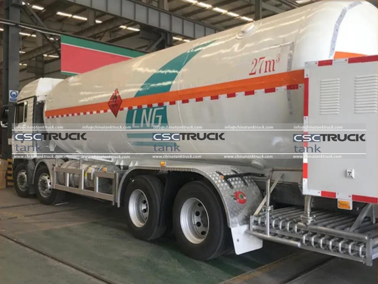 HOWO 27 CBM LNG Transport Truck (5) HOWO 27 CBM LNG Transport Truck (5)