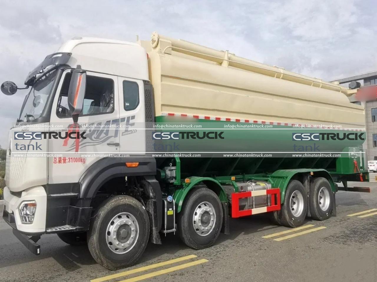 HOWO 40 CBM Bulk Feeder Truck